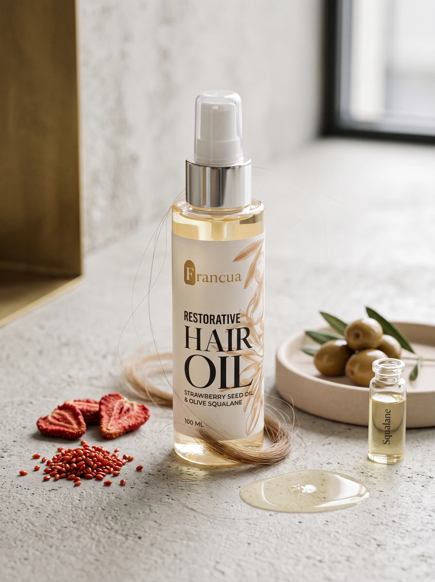 Restorative Hair Oil — Francua
